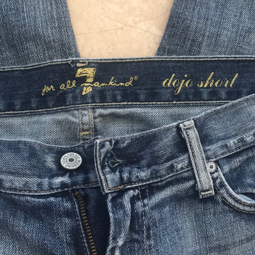 7 for all mankind Dojo shorts - Picture 5 of 6